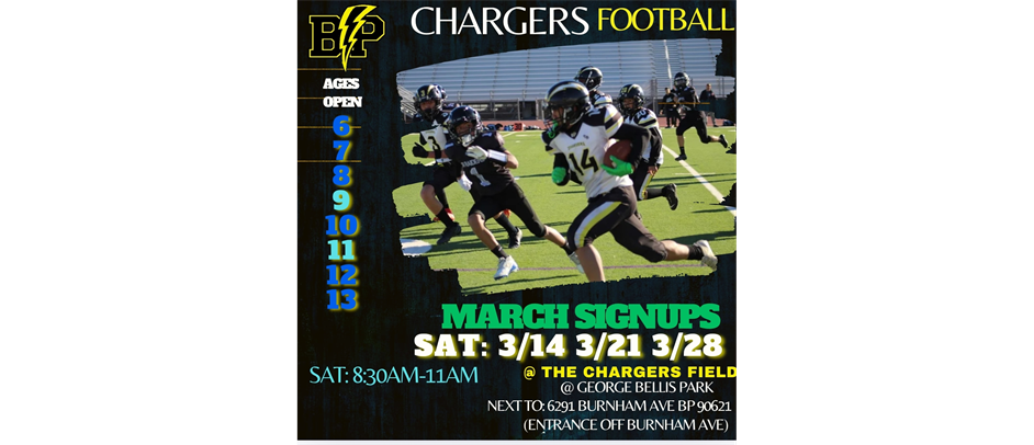 Football SIGNUPS Mar 21 & 28