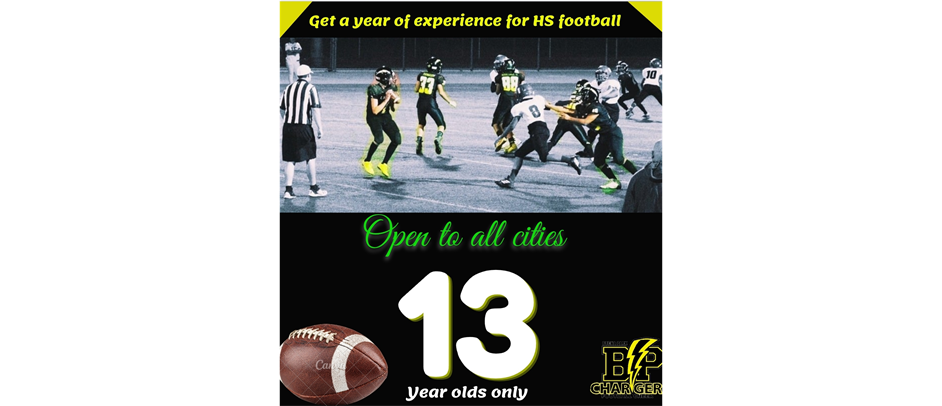 13u Signups- Ages 13 only