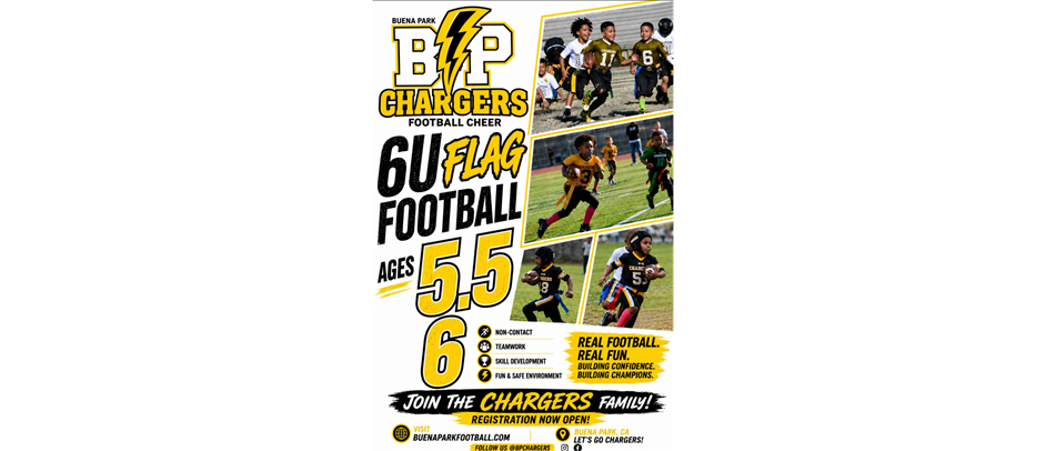 Now Recruiting 5.5 - 6 year olds