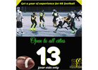 13u Football Registration OPEN