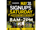 SATURDAY May 30 SIGNUPS